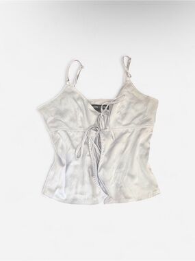 silence + noise White Tie-Front Camisole